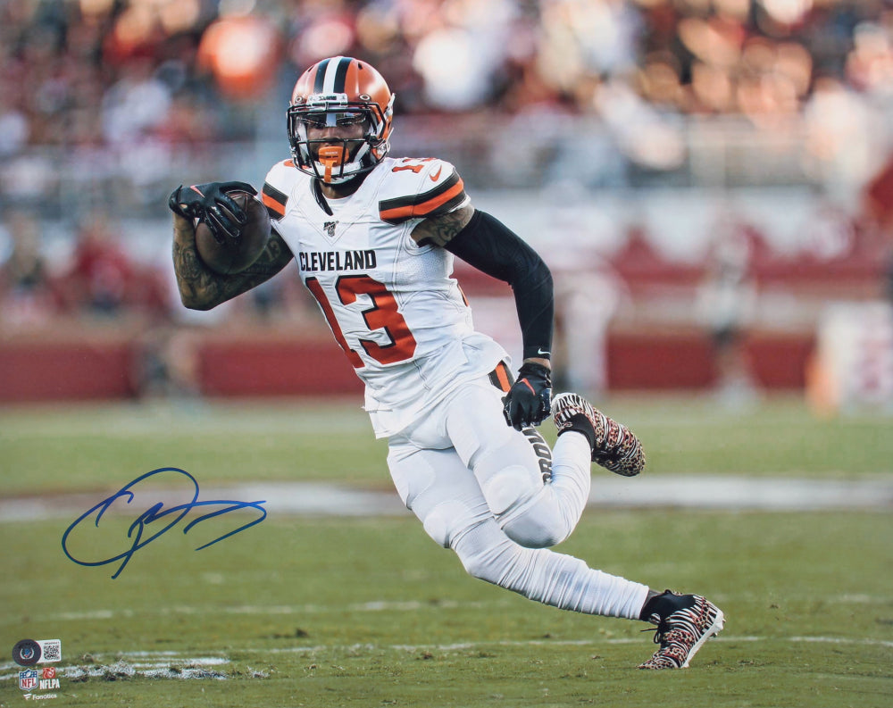 Baker Mayfield Signed Framed 16x20 Cleveland Browns Football Photo BAS