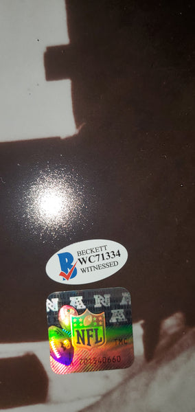 Pittsburgh Steelers Framed Linebackers Jack Ham, Jack Lambert, & Andy Russell Autographed 16x20 Photo with HOF 88, HOF '90 & 2X S.B Champs inscriptions with suede upgrade (BAS)