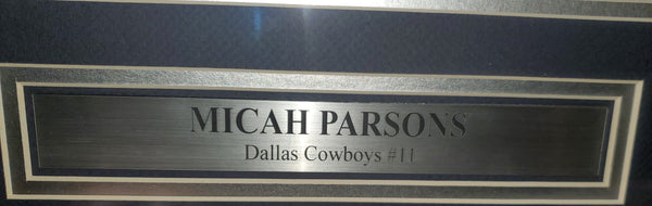 Dallas Cowboys Micah Parsons Framed Autographed 16x20 LE 12/25 (Fanatics)