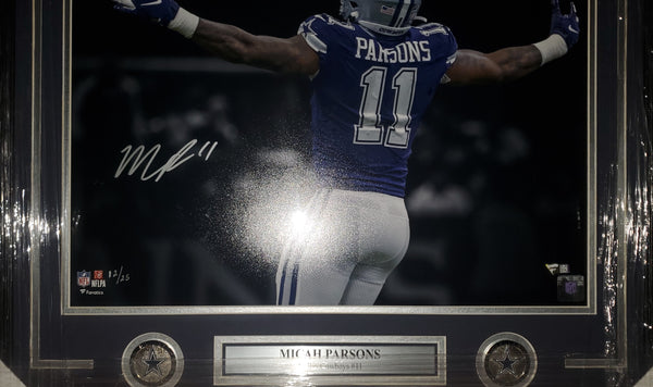Dallas Cowboys Micah Parsons Framed Autographed 16x20 LE 12/25 (Fanatics)