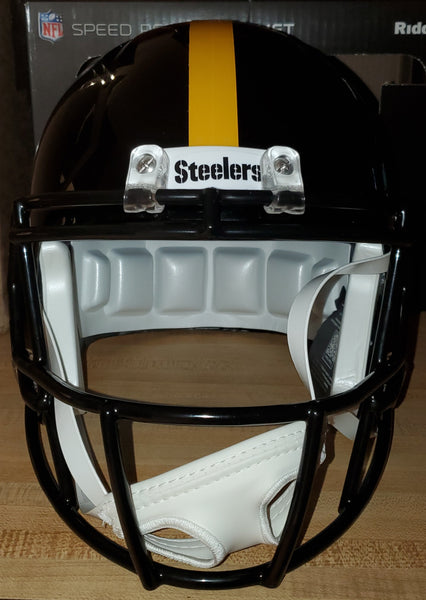Pittsburgh Steelers T.J. Watt Autographed Full Size Replica Speed Helmet (BAS)