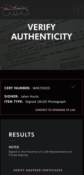 Philadelphia Eagles Video Framed Jalen Hurts Autographed 16x20 with suede upgrade (JSA)