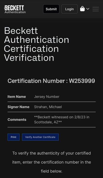 New York Giants Framed Autographed Michael Strahan Custom Jersey (JSA)