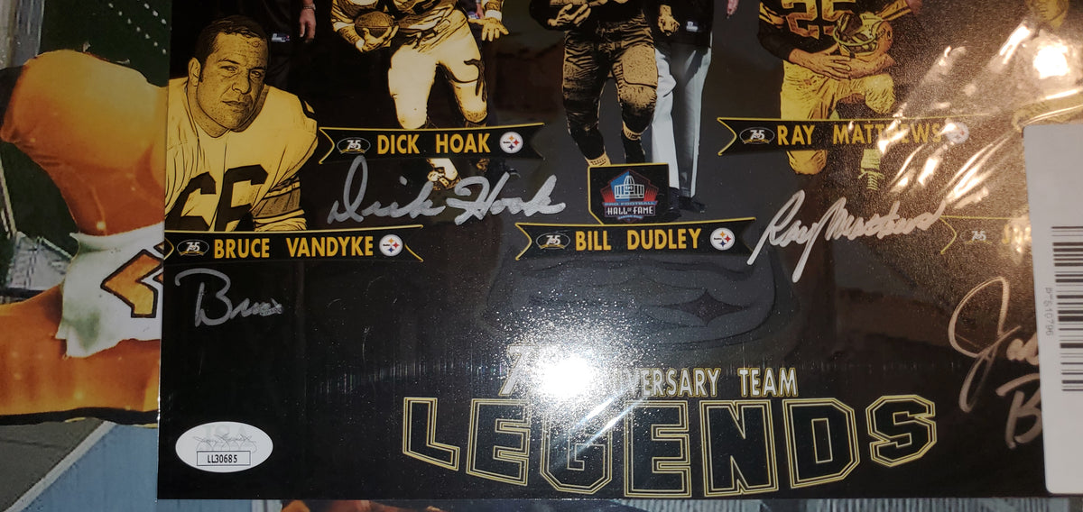 Steelers Legends LE 16x20 Photo Signed by Jack Butler, Bruce Vandyke, Dick  Hoak & Ray Matthews (JSA)