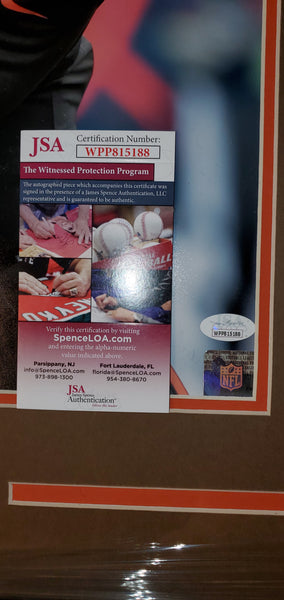 Cleveland Browns Baker Mayfield & Nick Chubb Framed Autographed 16x20 (JSA)