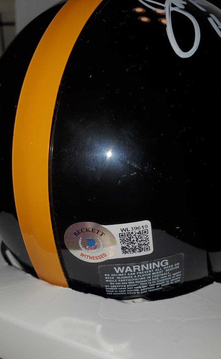 Pittsburgh Steelers Troy Polamalu Autographed Eclipse Mini Helmet (BAS –  Muncy's Memorabilia