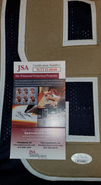 St. Louis Rams Aaron Donald Framed Autographed Custom Jersey with Suede Upgrade (JSA)