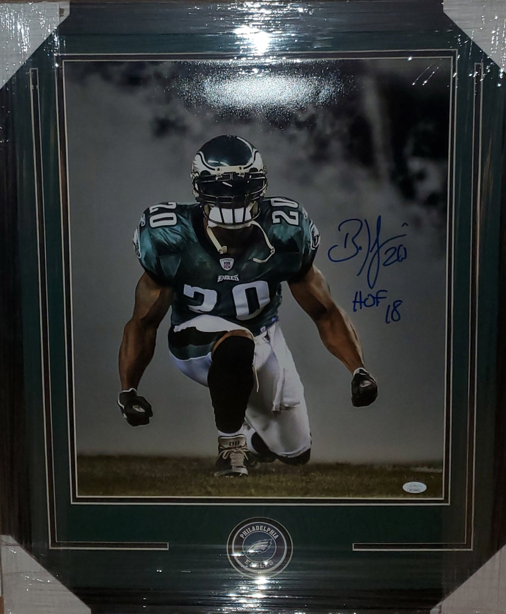 Brian Dawkins Signed Philadelphia Eagles 16x20 Smoke Photo BAS