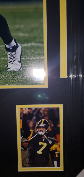 Pittsburgh Steelers Ben Roethlisberger Autographed Video Framed 16x20 Photo (Fanatics)