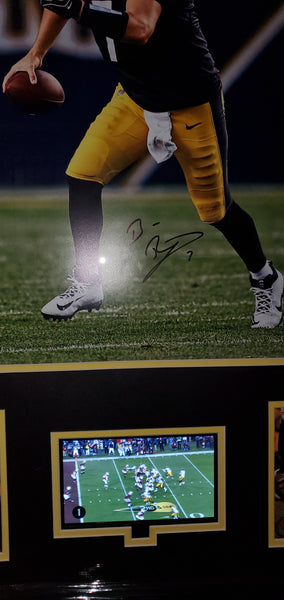 Pittsburgh Steelers Ben Roethlisberger Autographed Video Framed 16x20 Photo (Fanatics)