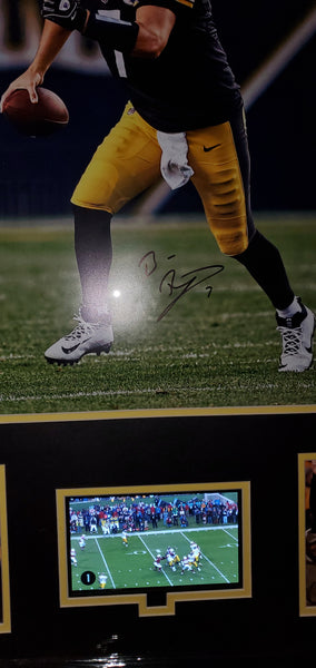Pittsburgh Steelers Ben Roethlisberger Autographed Video Framed 16x20 Photo (Fanatics)