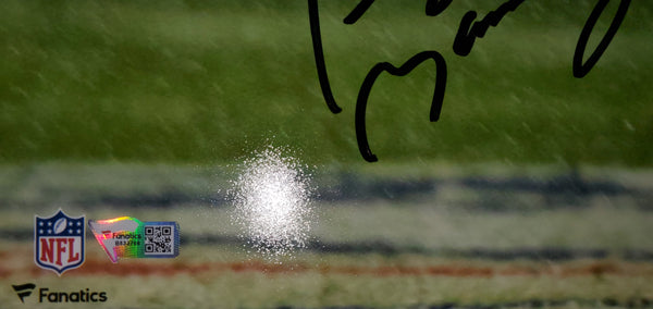 Indianapolis Colts Video Framed Autographed Peyton Manning 16x20 with HOF 21 Inscription and Suede (Fanatics)