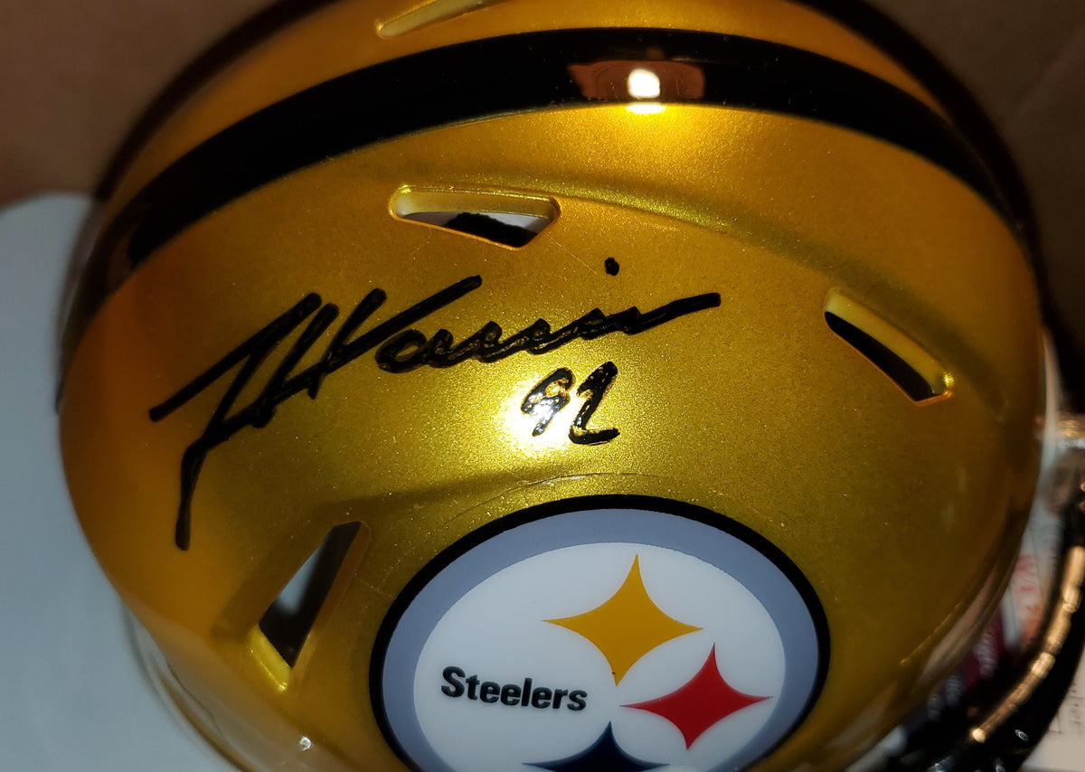 Pittsburgh Steelers James Harrison Signed Speed Mini Helmet with JSA C –  Prime Time Sports