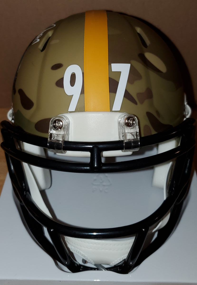 Cameron Heyward Autographed Pittsburgh Steelers Alt Camo Mini