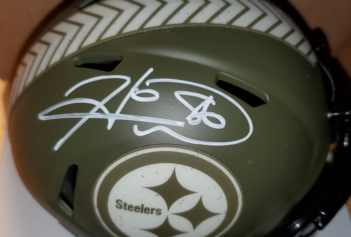 Steelers Hines Ward Signed Salute To Service Speed Mini Helmet BAS Wit –  Super Sports Center