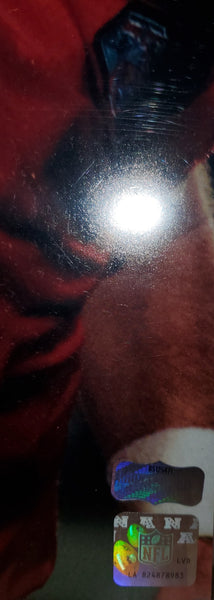 San Francisco 49ers Video Framed Steve Young Autographed 16x20 with suede (Radtke)