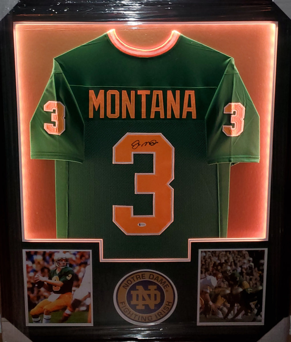 Joe Montana Signed Red T/B Custom Football Jersey, 43% OFF