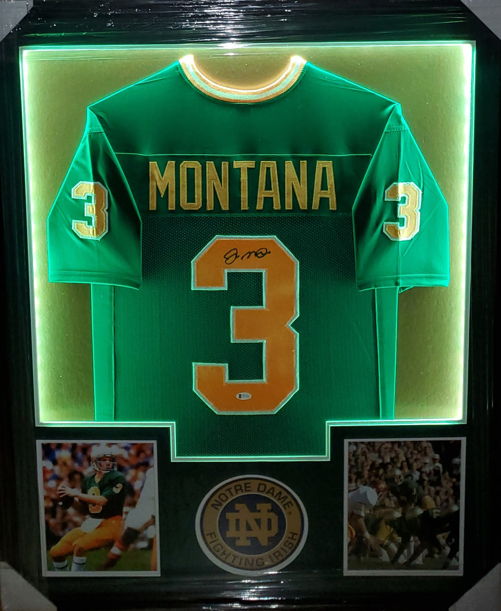 Joe Montana Autographed Jersey: 43x35 Frame – EMPIRE SPORTS USA