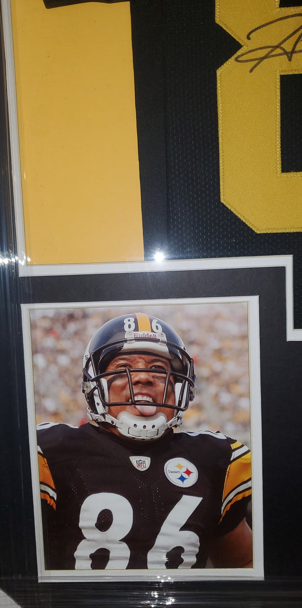 TSE Hines Ward Autographed Custom Home Jersey