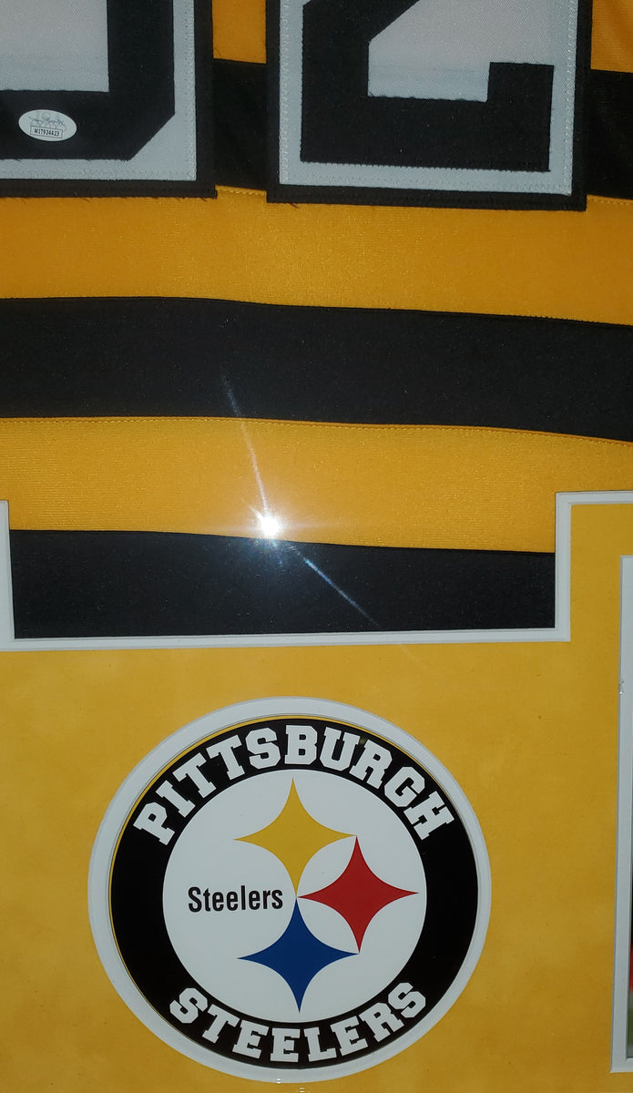 James Harrison Framed Autographed Custom Bumblebee Jersey with Double –  Muncy's Memorabilia