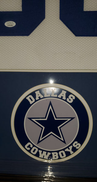 Dallas Cowboys Ceedee Lamb Framed Autographed Custom Jersey with Holographic Mat (JSA).
