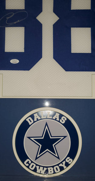 Dallas Cowboys Ceedee Lamb Framed Autographed Custom Jersey with Holographic Mat (JSA).
