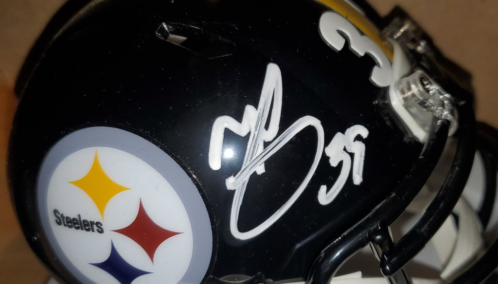 Autographed MINKAH FITZPATRICK Pittsburgh Steelers Mini