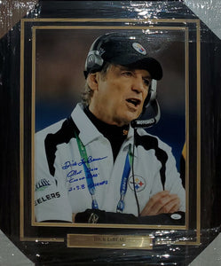 Pittsburgh Steelers Dick Lebeau Framed Autographed 16x20 with Inscriptions (JSA)