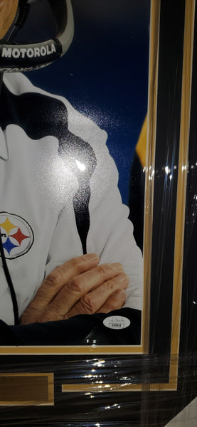 Pittsburgh Steelers Dick Lebeau Framed Autographed 16x20 with Inscriptions (JSA)