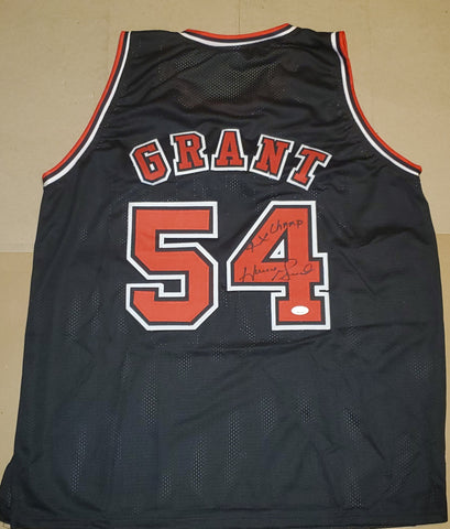 Horace Grant Autographed Custom Jersey with Inscription (JSA)