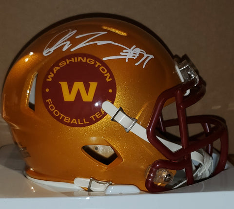 Washington Football Team Autographed Chase Young Flash Speed Mini Helmet (Fanatics)