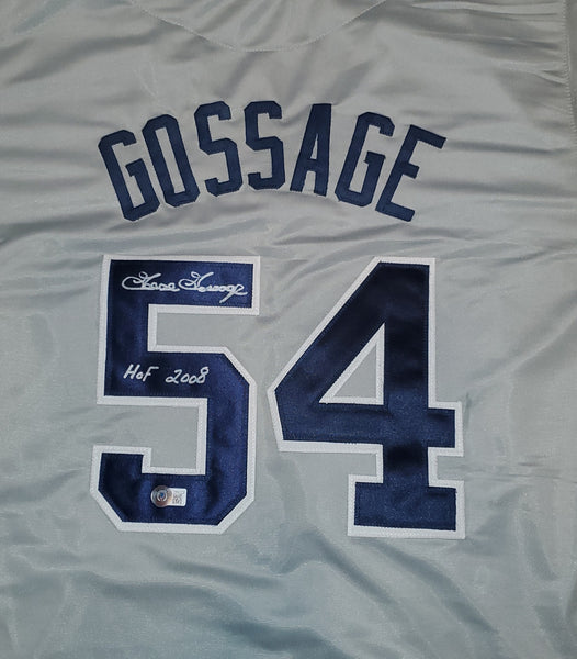 Richard Michael Goose Gossage Autographed New York Custom Jersey with Inscription (BAS)