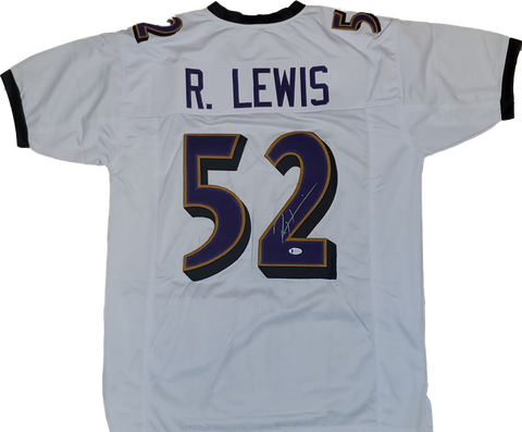 Ray Lewis Autographed Custom Jersey (BAS)