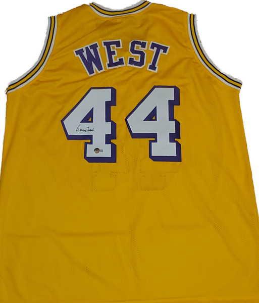 Jerry West Autographed Custom Jersey (BAS)