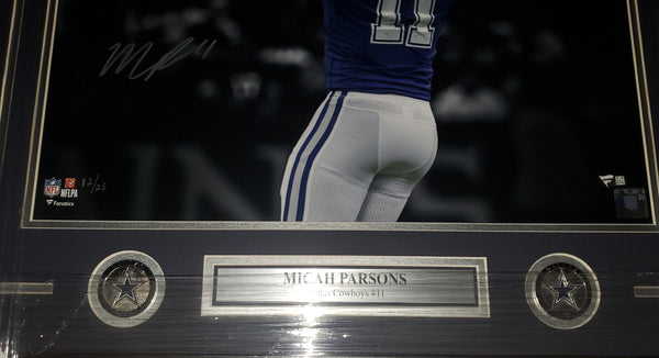Dallas Cowboys Micah Parsons Framed Autographed 16x20 LE 12/25 (Fanatics)