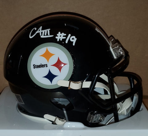 Pittsburgh Steelers Calvin Austin III Autographed Speed Mini Helmet (TSE)