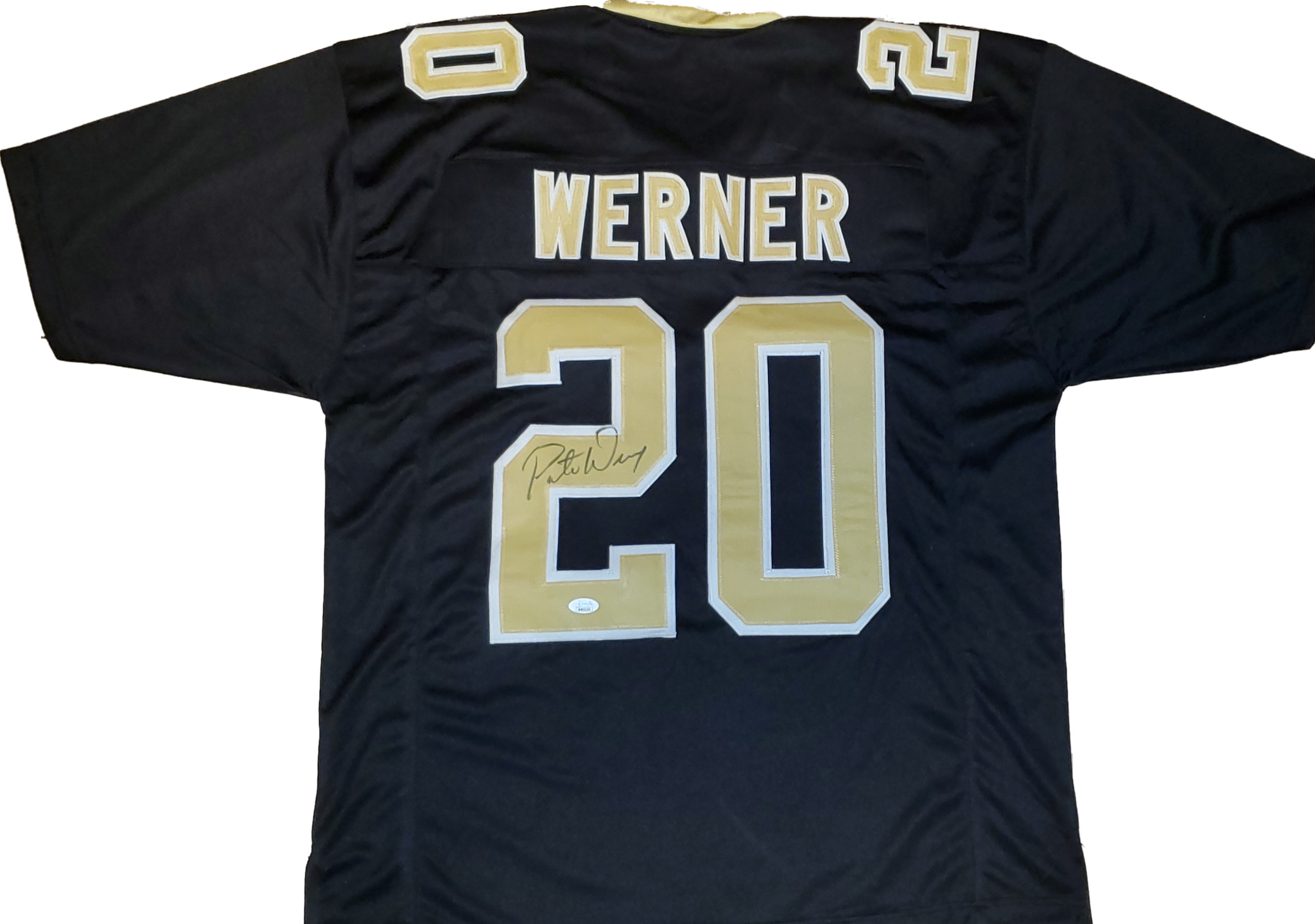 Pete Werner Autographed Custom Jersey (JSA)