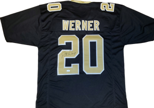 Pete Werner Autographed Custom Jersey (JSA)