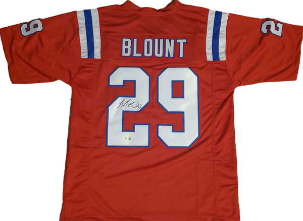 Legarrette Blount Autographed Custom Jersey (BAS)