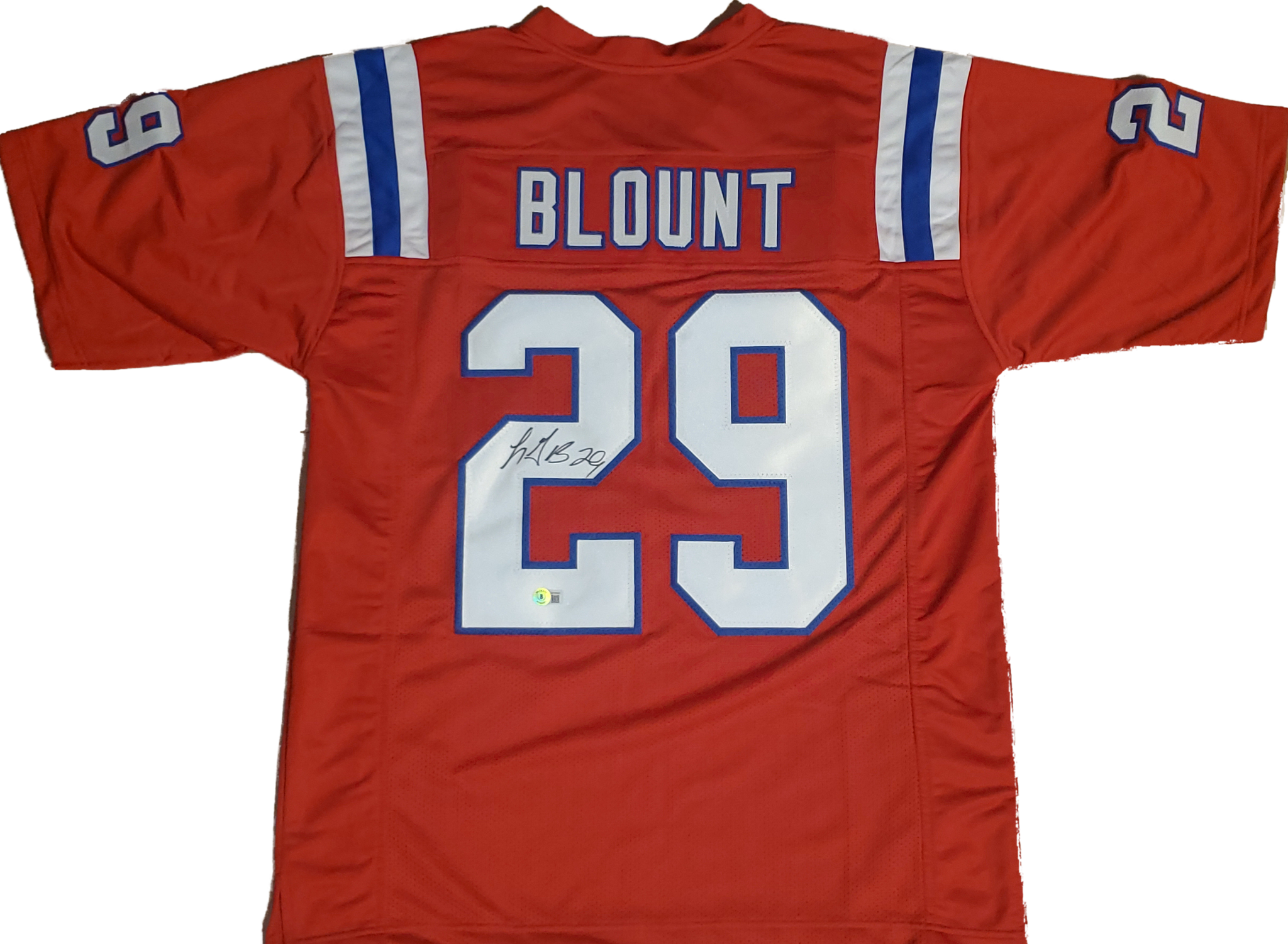 Legarrette Blount Autographed Custom Jersey (BAS)