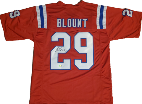 Legarrette Blount Autographed Custom Jersey (BAS)