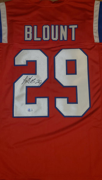 Legarrette Blount Autographed Custom Jersey (BAS)