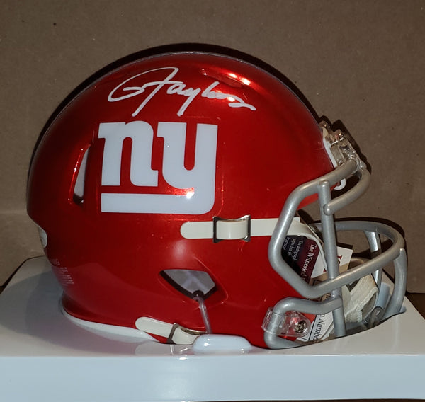 New York Giants Lawrence Taylor Autographed Flash Speed Mini Helmet (JSA)