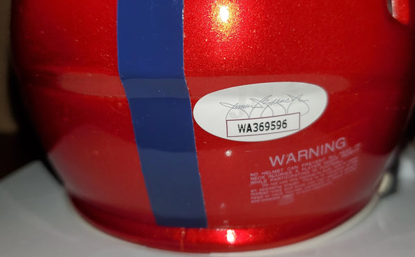 New York Giants Lawrence Taylor Autographed Flash Speed Mini Helmet (JSA)