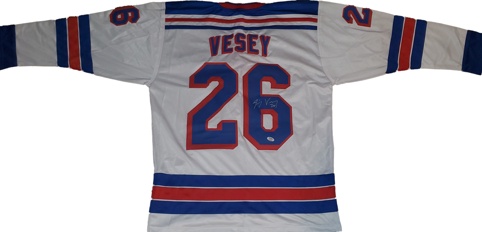 Jimmy Vesey Autographed Custom Jersey (PSA/DNA)