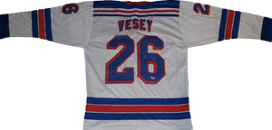 Jimmy Vesey Autographed Custom Jersey (PSA/DNA)