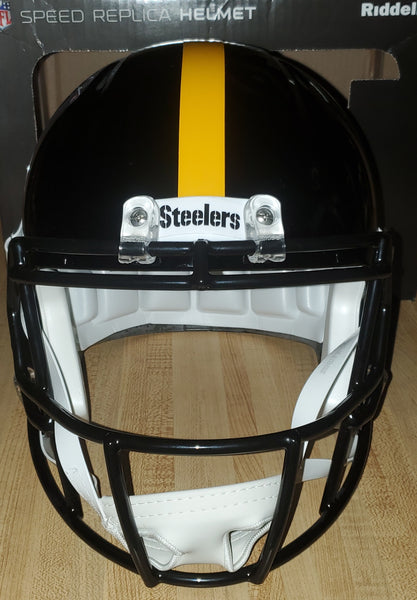 Pittsburgh Steelers Autographed Joey Porter Jr. Full Size Speed Replica Helmet (TSE)