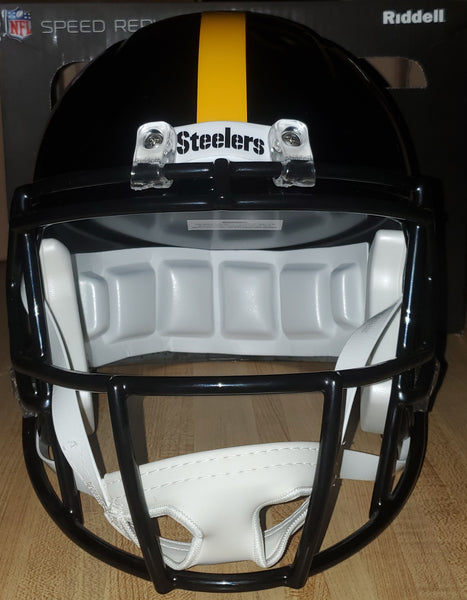 Pittsburgh Steelers Autographed Joey Porter Jr. Full Size Speed Replica Helmet (TSE)