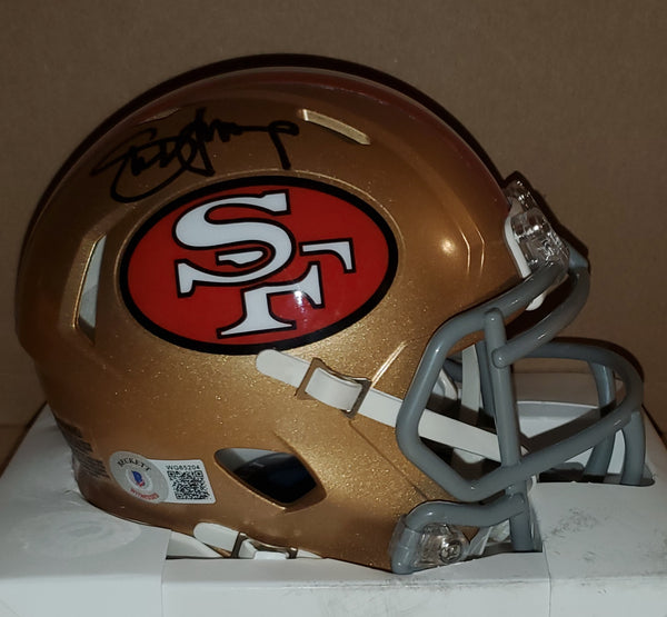 San Francisco 49ers Autographed Steve Young Speed Mini Helmet (BAS).