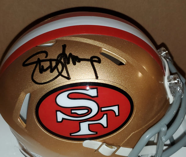 San Francisco 49ers Autographed Steve Young Speed Mini Helmet (BAS).